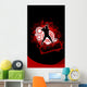 Abstract Baseball Wall Decal