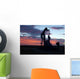 Oil Well Sunrise Wall Decal