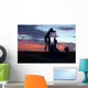 Oil Well Sunrise Wall Decal