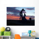 Oil Well Sunrise Wall Decal