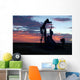 Oil Well Sunrise Wall Decal