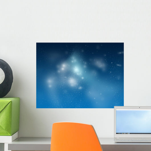 Universum Space Star Blue Wall Decal