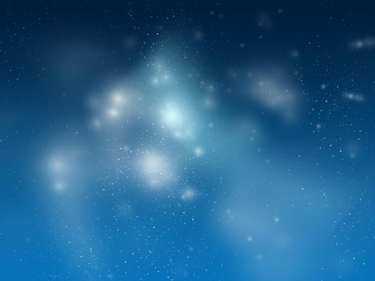 Universum Space Star Blue Wall Decal