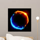 Blue and Red Fire Wall Decal