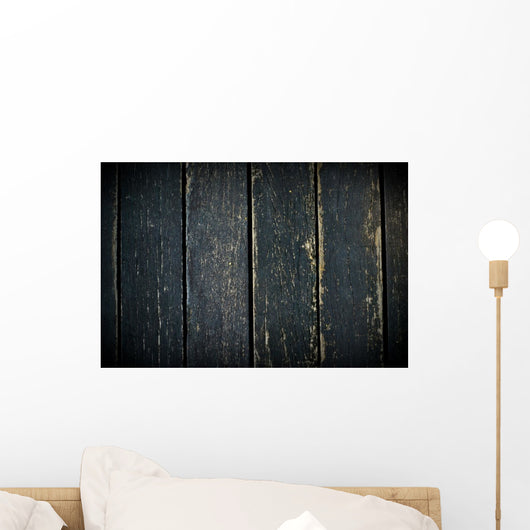 Old Wood with Black Wall Decal