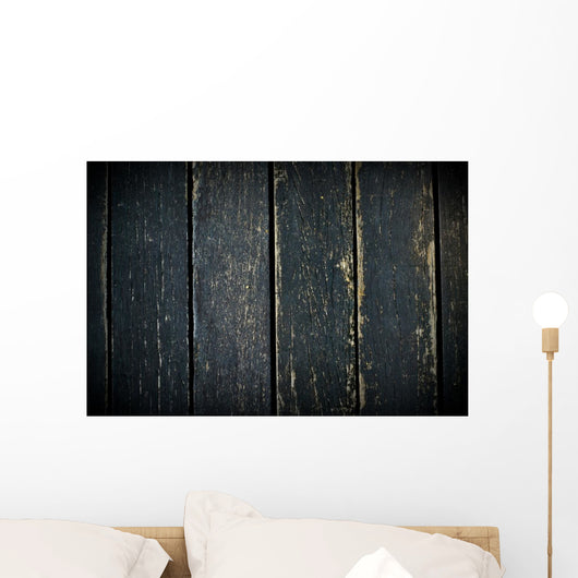 Old Wood with Black Wall Decal