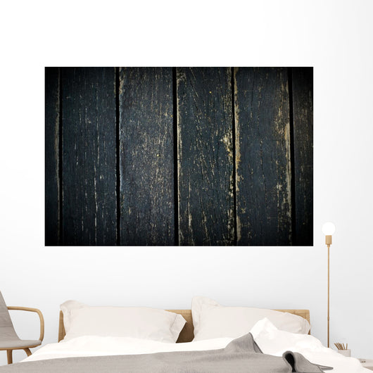Old Wood with Black Wall Decal