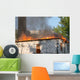 Building Fire Wall Decal