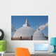 Huge White Stupa Mirisavatiya Wall Decal