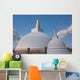 Huge White Stupa Mirisavatiya Wall Decal