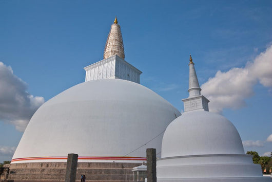 Huge White Stupa Mirisavatiya Wall Decal