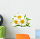 Chamomile with Leaves Wall Decal