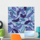 Decorative Seamless with Blue Wall Decal