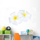 White Frangipani Flower Wall Decal