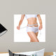 Woman Measuring Her Waistline Wall Decal