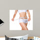 Woman Measuring Her Waistline Wall Decal