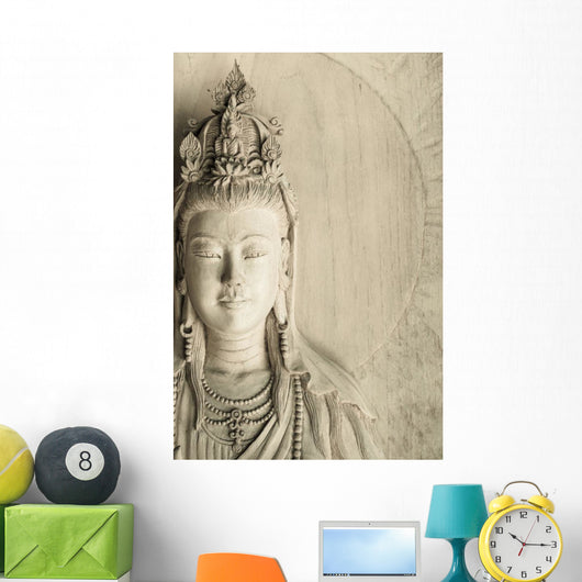 Thai Art Wooden Carve Wall Decal