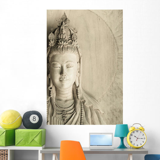 Thai Art Wooden Carve Wall Decal