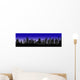 Skyline Vector Wall Decal