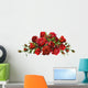 Bundles of Red Roses Wall Decal