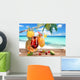 Cocktails Beach Wall Decal