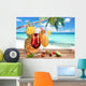 Cocktails Beach Wall Decal