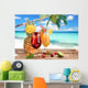 Cocktails Beach Wall Decal