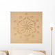 Stylized Sun Engraving Wall Decal