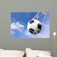 Close-up Soccer Ball Football Wall Decal