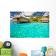 Over Water Bungalows Wall Decal