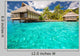 Over Water Bungalows Wall Decal