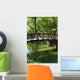 Footbridge through Stream Park Wall Decal