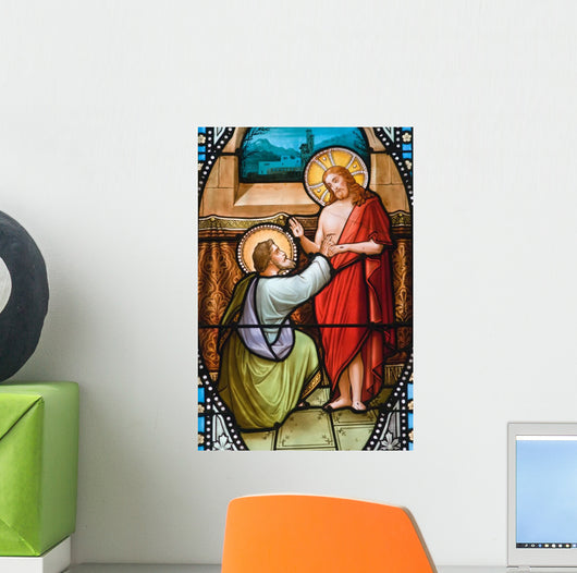 Old Stained Glass Window Wall Decal