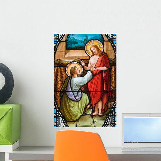 Old Stained Glass Window Wall Decal
