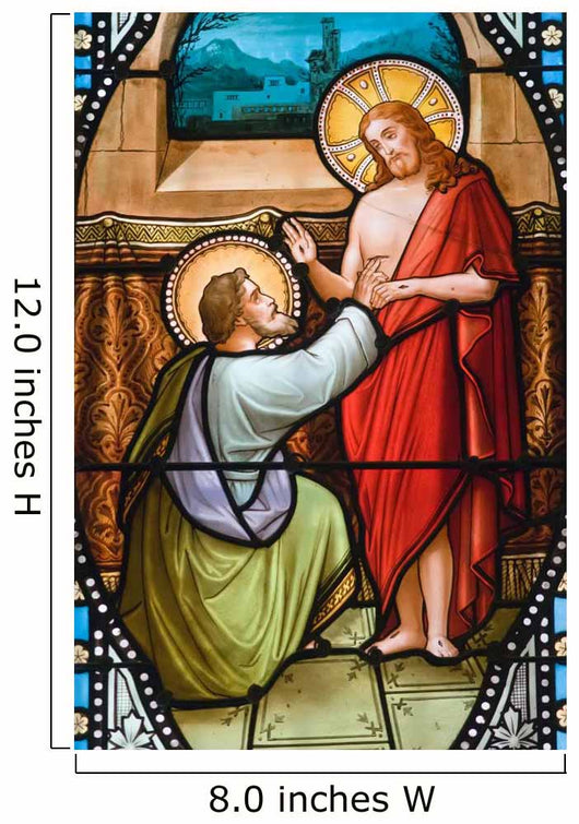 Old Stained Glass Window Wall Decal