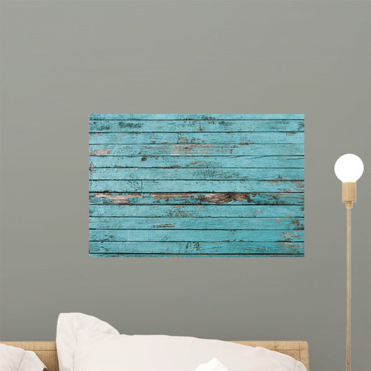 Old Painted Boards Wall Decal