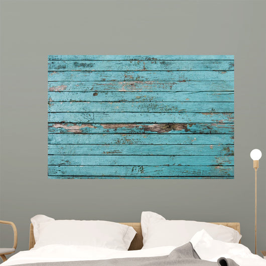 Old Painted Boards Wall Decal