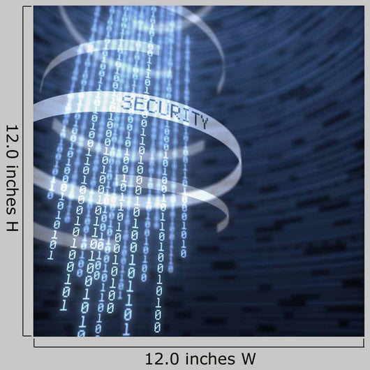 Digital Data Security Wall Decal