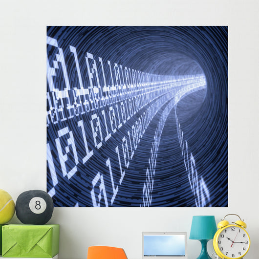 Digital Tunnel Wall Decal