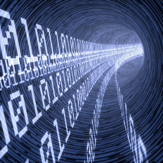 Digital Tunnel Wall Decal