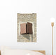 Window with Wooden Shutters Wall Decal