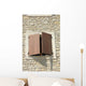 Window with Wooden Shutters Wall Decal