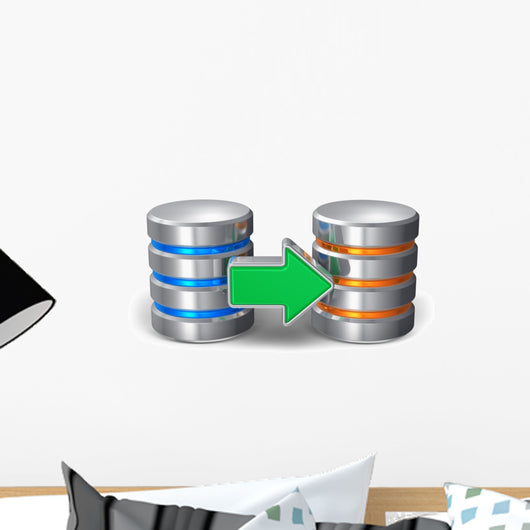 Database Backup Concept Wall Decal