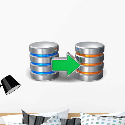 Database Backup Concept Wall Decal