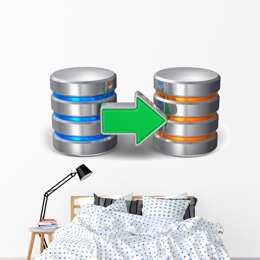 Database Backup Concept Wall Decal