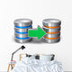 Database Backup Concept Wall Decal