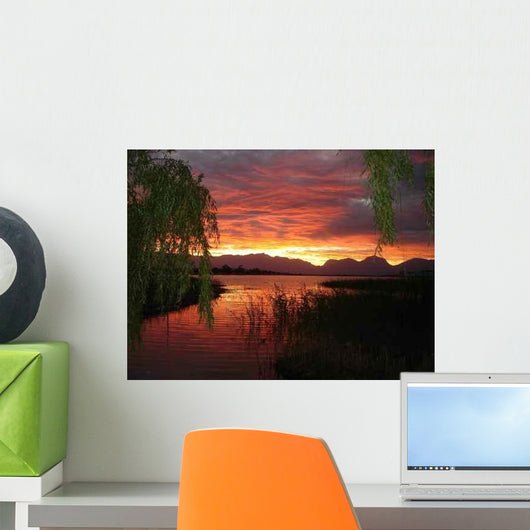 Red Wall Decal