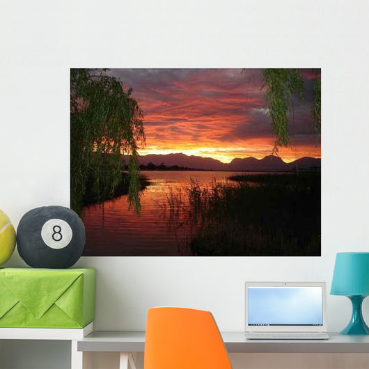 Red Wall Decal