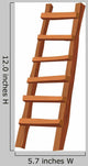 Illustration Wooden Ladder Wall Decal