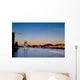 Berlin and The Spree River at Night Wall Decal